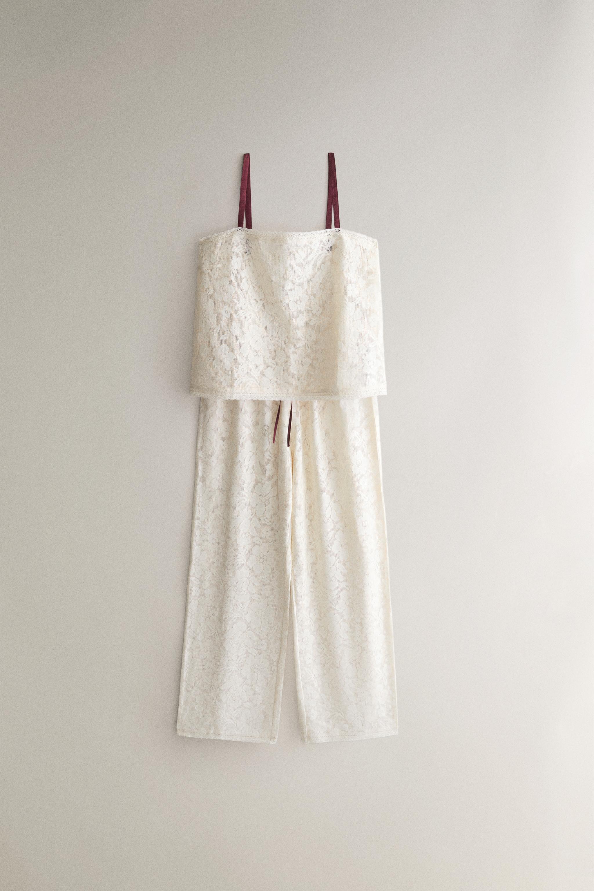 FLORAL LACE COTTON TOP